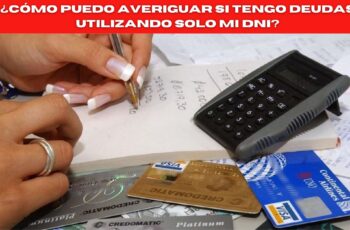 ¿Cómo puedo averiguar si tengo deudas utilizando solo mi DNI? Te enseñamos paso a paso.